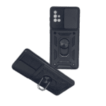 SAMSUNG A71 Sliding Camera Case – Black / Black