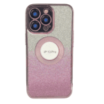 iPhone 11-12-13-Pro/Pro Max Stylish Creative Case – Rose Pink
