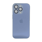 iPhone 14 Pro Glass Silicon Case - Sierra Blue