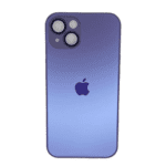 iPhone 11-12-13/Pro-Pro Max Glass Silicon Case - Purple