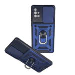 SAMSUNG A71 Sliding Camera Case – Black / Blue