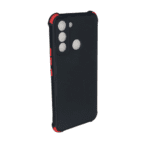Tecno Pop 5 Lite Silicone Case - Black/Red