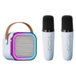 K12 Portable Karaoke Speaker with 2 Wireless Microphones