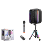 NDR-102A Bluetooth Karaoke Speaker With Wireless Mic