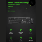 KM-001 Wired Keyboard And Mouse Combo - Image 2