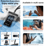 USAMS YD016 7.2 inch Waterproof Bag(Transparent) - Image 3