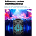 GREATNICE GTS-2137 8" Portable Bluetooth Speaker with Microphone - Image 4